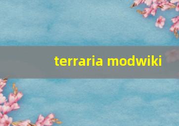 terraria modwiki